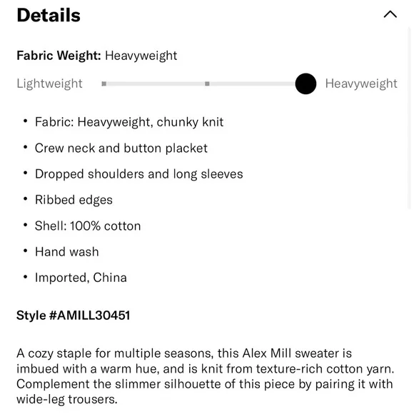 Alex Mill Rust Button-Up Cardigan - Picture 3 of 4